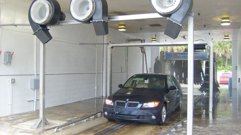autec car wash systems at auto dealer